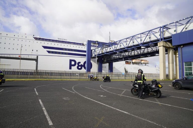 Pride of Hull in port &O Ferries Rotterdam Hull