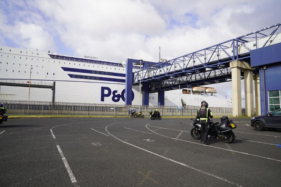 Pride of Hull in port &O Ferries Rotterdam Hull